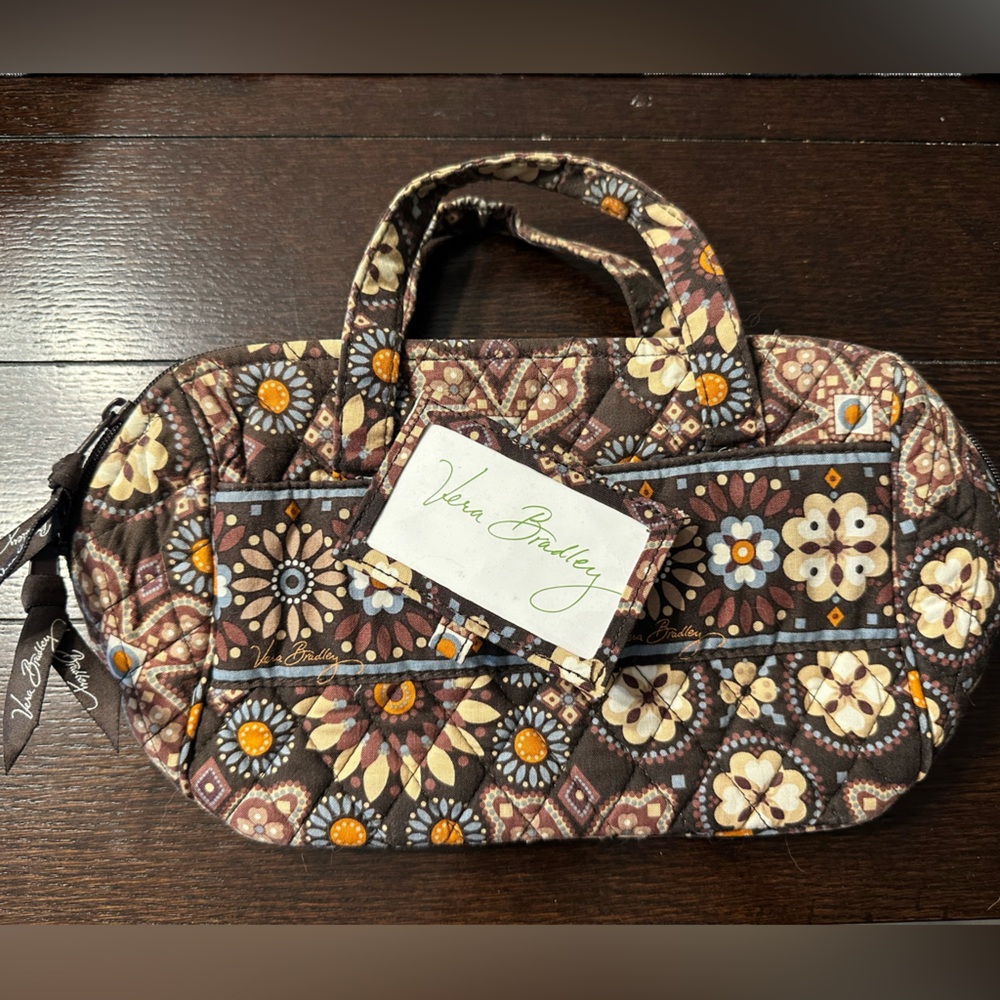 Vera Bradley Cotton Lunch Date Bag in “Canyon”